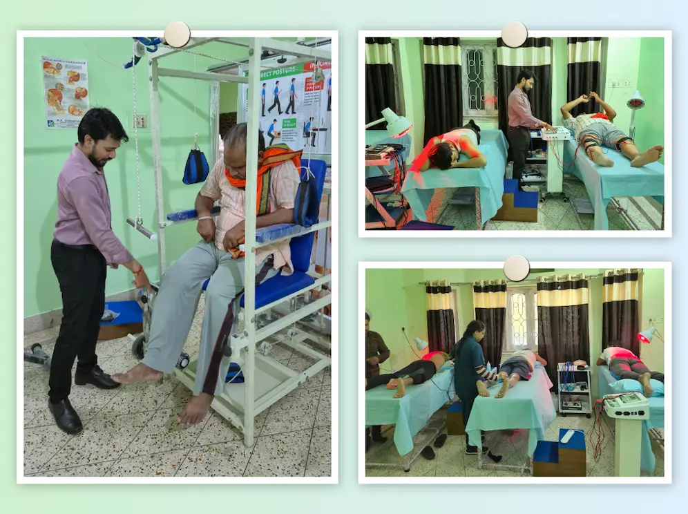 Ranchi Home Physiotherapy clinic interior at Harmu Housing Colony, Ranchi, Jharkhand